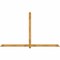 Ekena Millwork Eugene Rough Sawn Timber Gable Bracket, Western Red Cedar, 108"W x 63"H x 2"D x 4"F, 14/12 Pitch GBW108X63X0204EUG00RWR - alternate 1